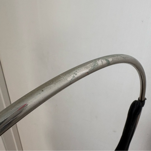 Vintage Diesel Space Y2K Liquid Space Leather Hoop Circle Round Bag - Picture 14 of 17